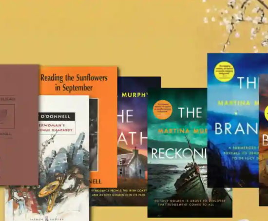 Selection of books by Mary O’Donnell and Martina Murphy